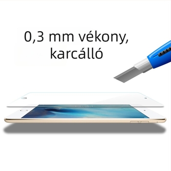 Edzett üveg előlapvédő fólia iPad Air 6 és iPad Pro 12,9/9,7/10,2 hüvelykhez – teljes képernyővédő