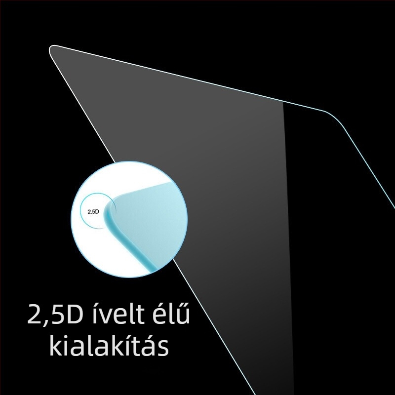 Edzett üveg előlapvédő fólia iPad Air 6 és iPad Pro 12,9/9,7/10,2 hüvelykhez – teljes képernyővédő