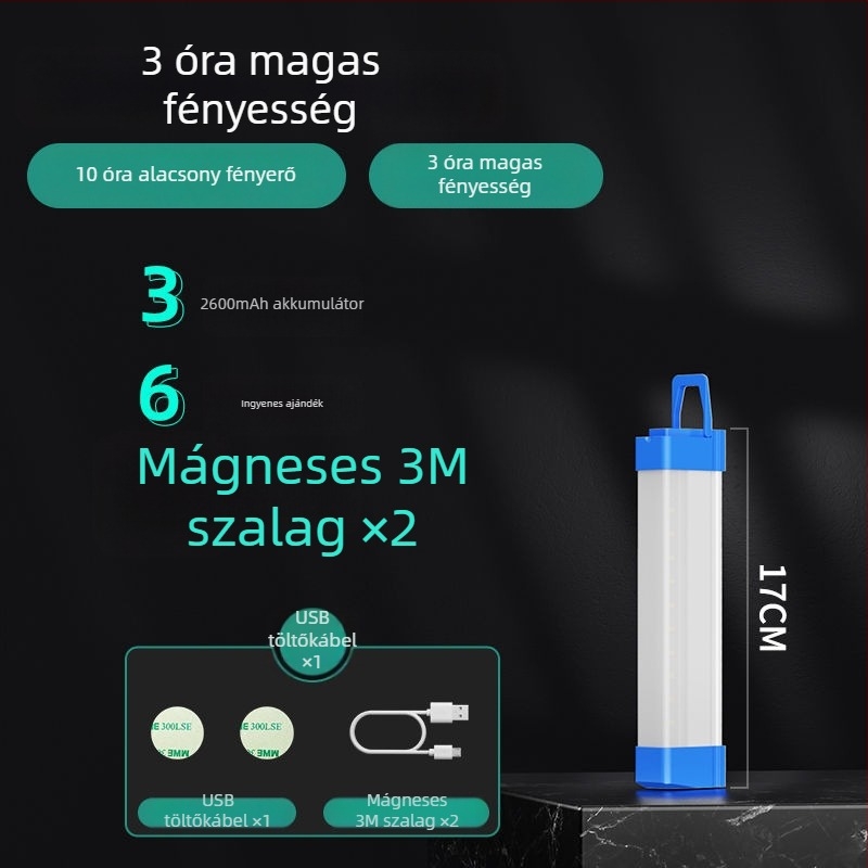 Dobozos teherautó belső LED mennyezetvilágítás — mágneses rögzítés szállítási triciklijéhez