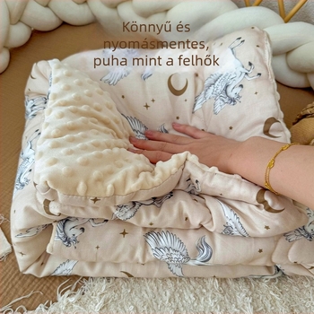Baba quilt poliészter töltettel, 100% pamut anyagból, legfeljebb 1,5 kg, 3 év alattiaknak, koreai stílus