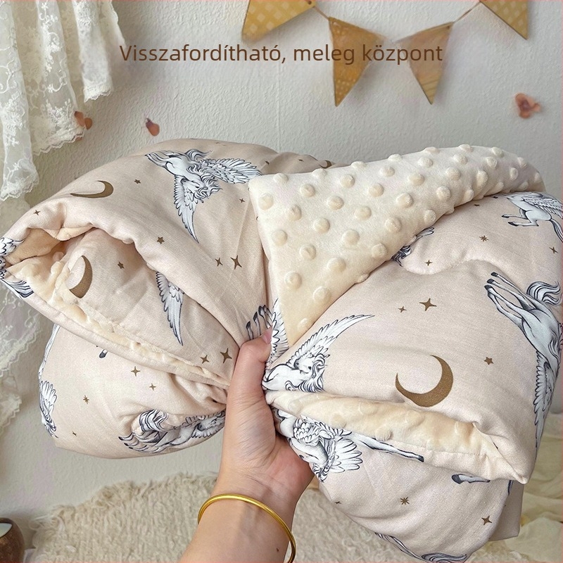 Baba quilt poliészter töltettel, 100% pamut anyagból, legfeljebb 1,5 kg, 3 év alattiaknak, koreai stílus