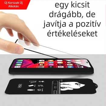 KAAPII edzett üveg előlapi képernyővédő iPhone 14 Pro Maxhoz – HD, nem teljes képernyő