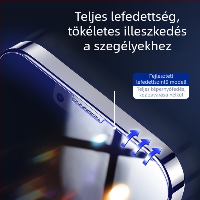 KAAPII edzett üveg előlapi képernyővédő iPhone 14 Pro Maxhoz – HD, nem teljes képernyő