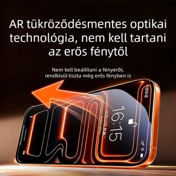 iPhone 17 sorozathoz és iPhone 17 Pro Max sorozathoz készült tükröződésmentes edzett üveg kijelzővédő