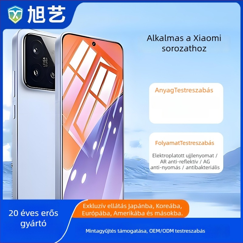 Edzett üvegből készült kijelzővédő Xiaomi 15, Xiaomi 15 Pro és Redmi K70 Ultra számára – anti-ujjlenyomatmentes, HD teljes képernyő