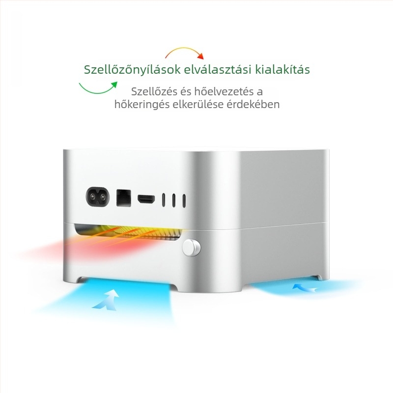 Mac Mini M4 állvány — porálló, hatékony hőelvezetés, poreltávolítás, hordozható