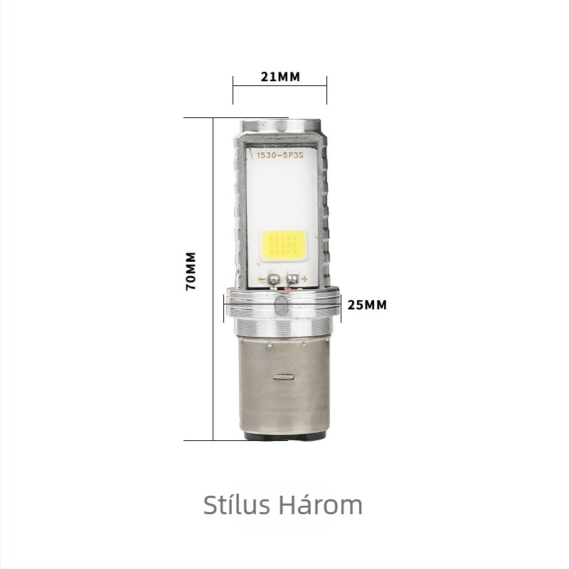 Motorkerékpár LED fényszóró H4, alumínium ház, IP67, 1500LM, 8-80V