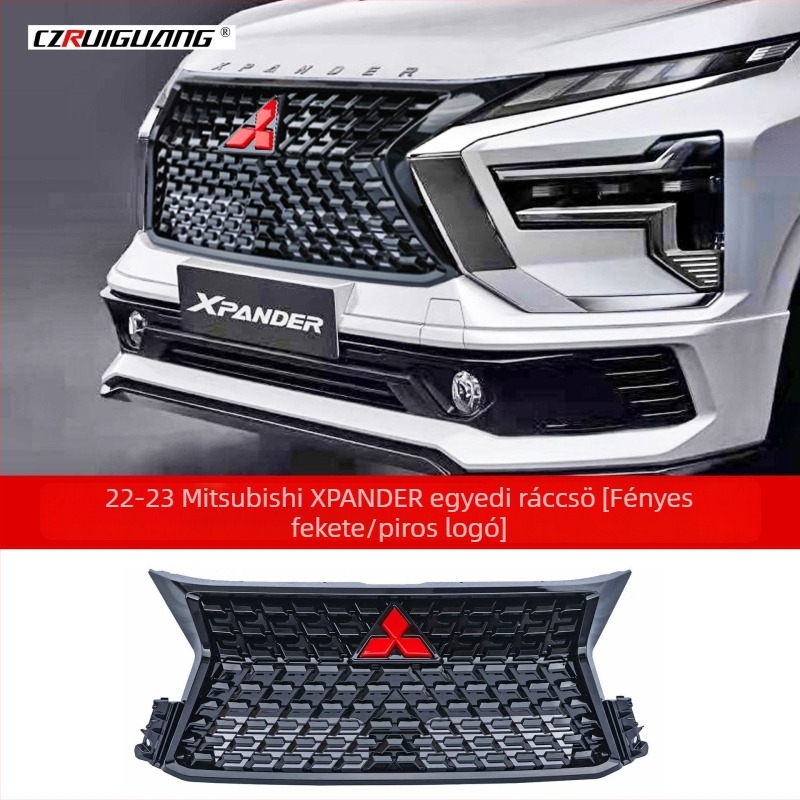 CZRUIGUANG ABS műanyag: Mitsubishi XPander 22-23 elülső keret a légbeömlő grilla számára