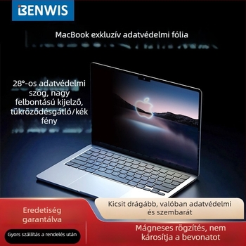 BENWIS Magánéletvédelmi képernyővédő MacBook Pro 13 hüvelykre és MacBook Air 14 hüvelykre