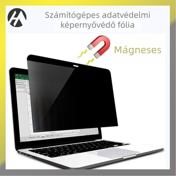 Mágneses magánéletvédelmi képernyővédő Apple MacBookhoz, univerzális modell 14–15,6 hüvelyk, levehető