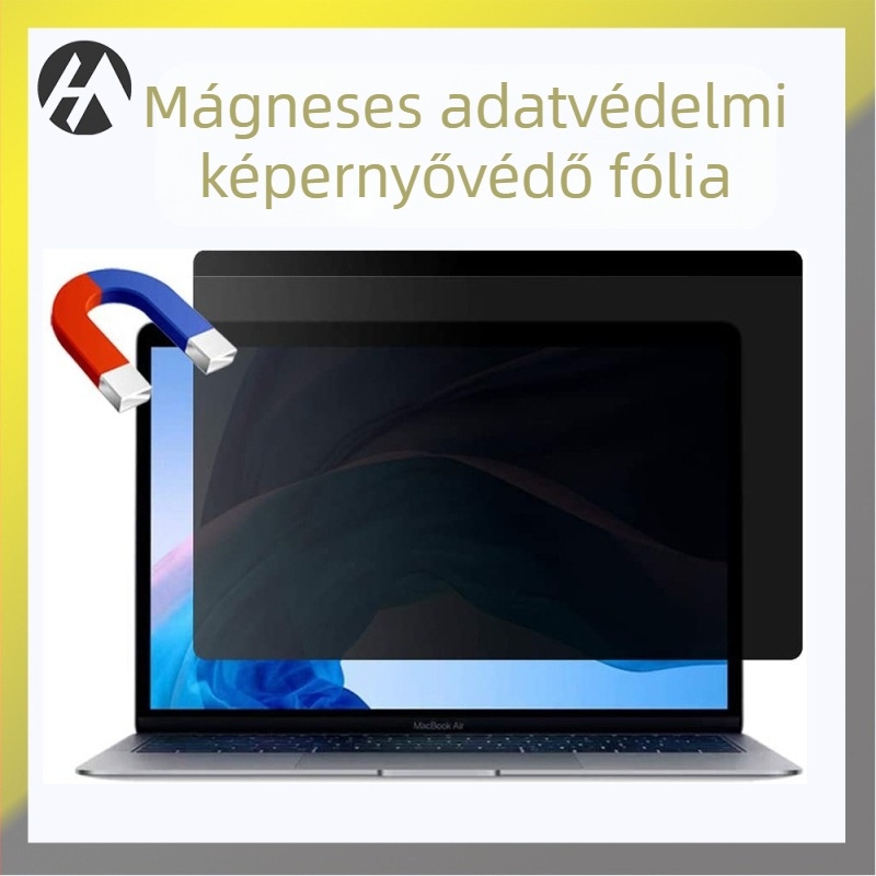 Mágneses magánéletvédelmi képernyővédő Apple MacBookhoz, univerzális modell 14–15,6 hüvelyk, levehető