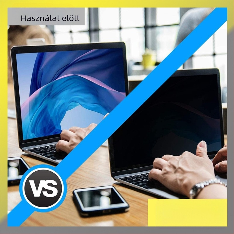Mágneses magánéletvédelmi képernyővédő Apple MacBookhoz, univerzális modell 14–15,6 hüvelyk, levehető