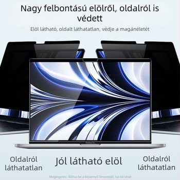 Mágneses adatvédelmi képernyővédő MacBook Pro/Air – PET anyag, Mirror Clear