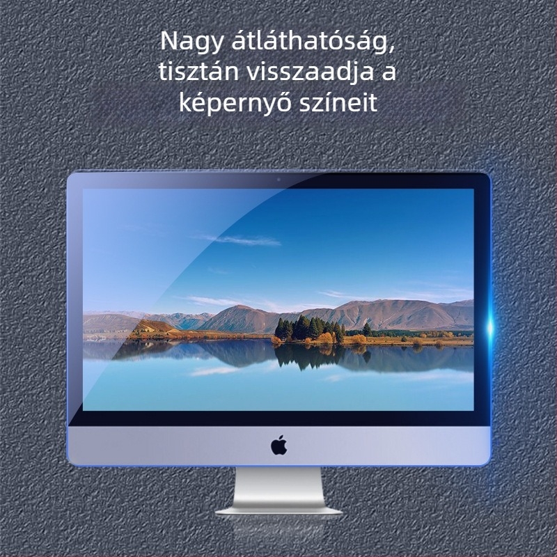 Kékfény elleni kijelzővédő 24 hüvelykes Apple iMac all-in-one-hoz, ragasztó nélküli, szemvédő