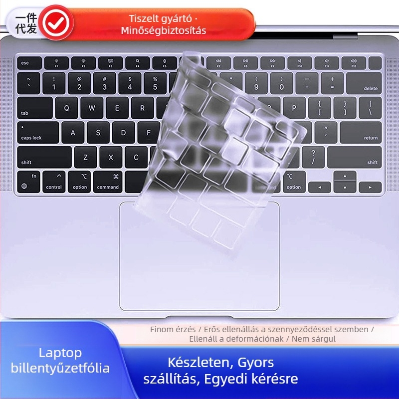 MacBook érintőpad fólia – PET, HD ujjlenyomatmentes védő Pro és Air