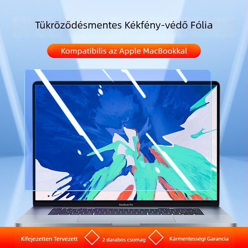 MacBook Air kijelzővédő fólia – anti-kék fény, szemvédelem M2/M3