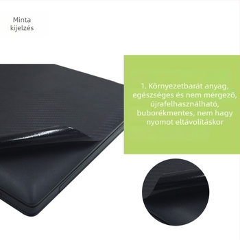 MacBook Air házvédő fólia — fényes bőr textúra és kereszt mintázat; PVC anyag, burkolati fólia