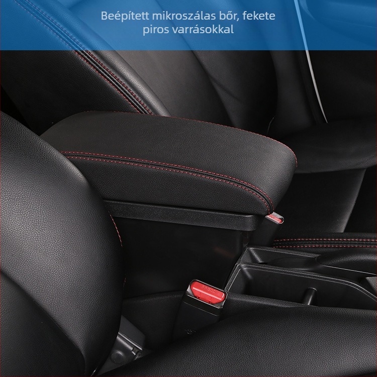 Hyundai Getz Kartámasz Tároló Doboz – központi tároló, műanyag; 2,5 kg; Modell: Hyundai Getz Armrest Box; Kompatibilis a Getz-sel; Testreszabás elérhető