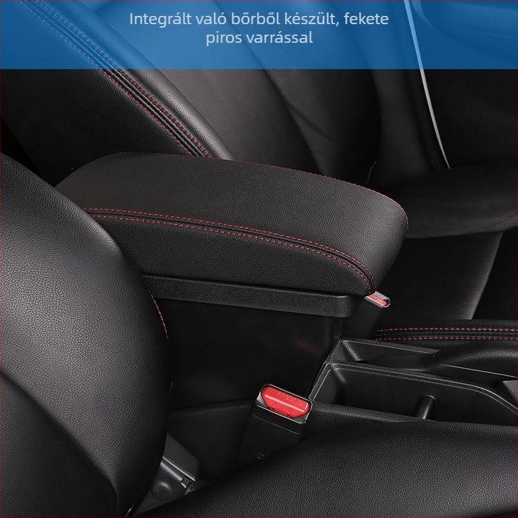 Hyundai Getz Kartámasz Tároló Doboz – központi tároló, műanyag; 2,5 kg; Modell: Hyundai Getz Armrest Box; Kompatibilis a Getz-sel; Testreszabás elérhető