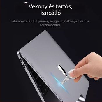 PET MacBook Pro matricás fólia — MP-JST védőfólia Apple noteszgéphez, könnyen felhelyezhető