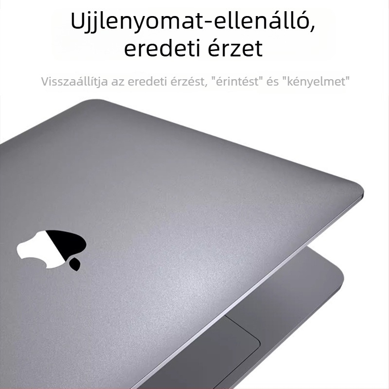 PET MacBook Pro matricás fólia — MP-JST védőfólia Apple noteszgéphez, könnyen felhelyezhető