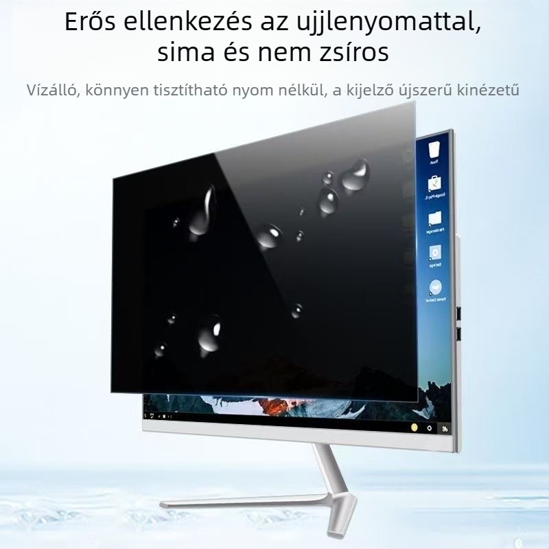 Adatvédelmi képernyővédő laptophoz és asztali számítógépekhez – Anti-Spy, Anti-kék fény, PET réteg, Kompatibilis Apple, Lenovo, HP, Huawei, Acer, LG