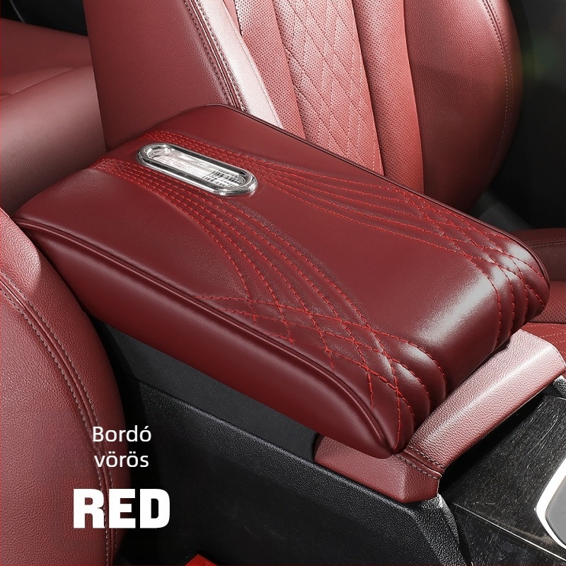 Autó karfa emelő párna – bőr kivitel, központi kartámaszhoz, kompatibilis sedan és SUV, tömeg 0,7 kg, márka Only charm