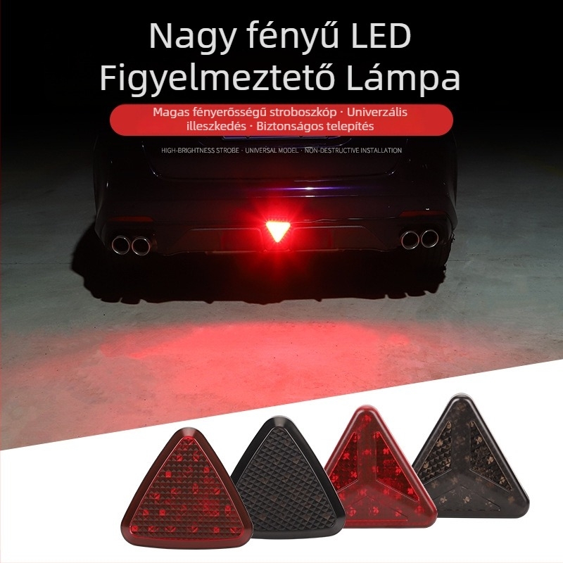 LED hátsó lámpa villogó funkcióval, modell 22, 12V, 10W, 300 lm, 50 000 h