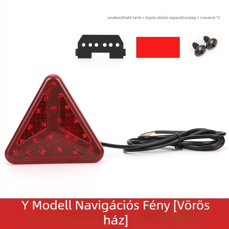 LED hátsó lámpa villogó funkcióval, modell 22, 12V, 10W, 300 lm, 50 000 h