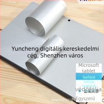 Microsoft Surface Go, Book 2, Book Pro 4/5/6 hátlapvédő fólia (PVC anyag, shell membrane típusú fólia)