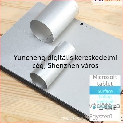 Microsoft Surface Go, Book 2, Book Pro 4/5/6 hátlapvédő fólia (PVC anyag, shell membrane típusú fólia)
