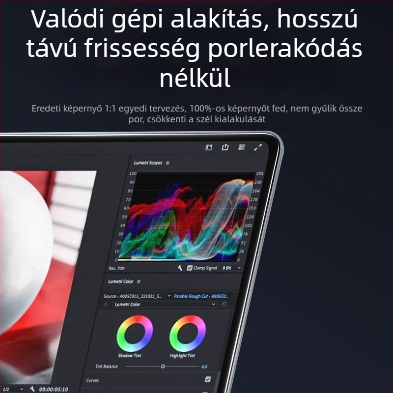 HUARAN Laptop Privacy Film — PET anyag, Megmunkálás, Alkalmas laptophoz