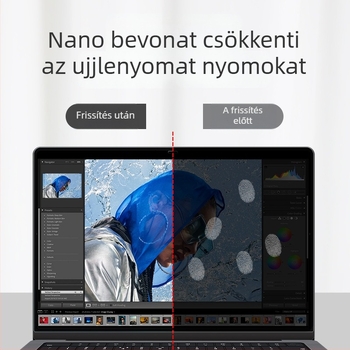 JRC PET kijelzővédő fólia MacBook Pro 14-hez (A2442) – kompatibilis az A2442-vel, bevezetés: 2021.12, márka JRC