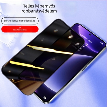 Mobiltelefon előlapi kijelzővédő — edzett üveg, előloldali fólia, Blue Deep