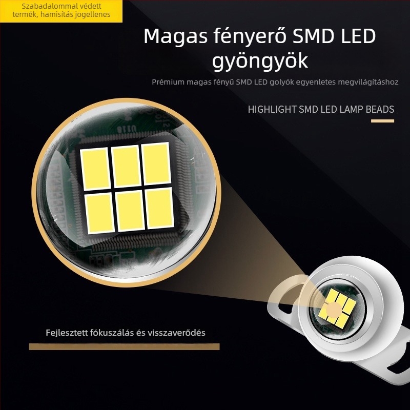 Autó hátsó visszaforduló lámpa, PT Round Style, alumíniumötvözet (36W LED, 24V, 20000h, Univerzális)