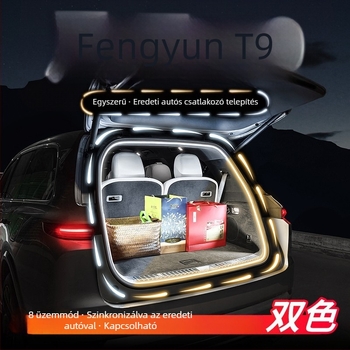 Chery Fengyun T9 csomagtartó LED fénycsík – szilikon belső hangulatvilágítás, 12V, 15–28W, 3500K/5000K