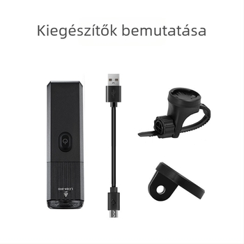 Leadbike LD88 Kerékpár első lámpa, MTB és országúti kerékpárokhoz, forgatható lencsével és rögzítési lehetőséggel