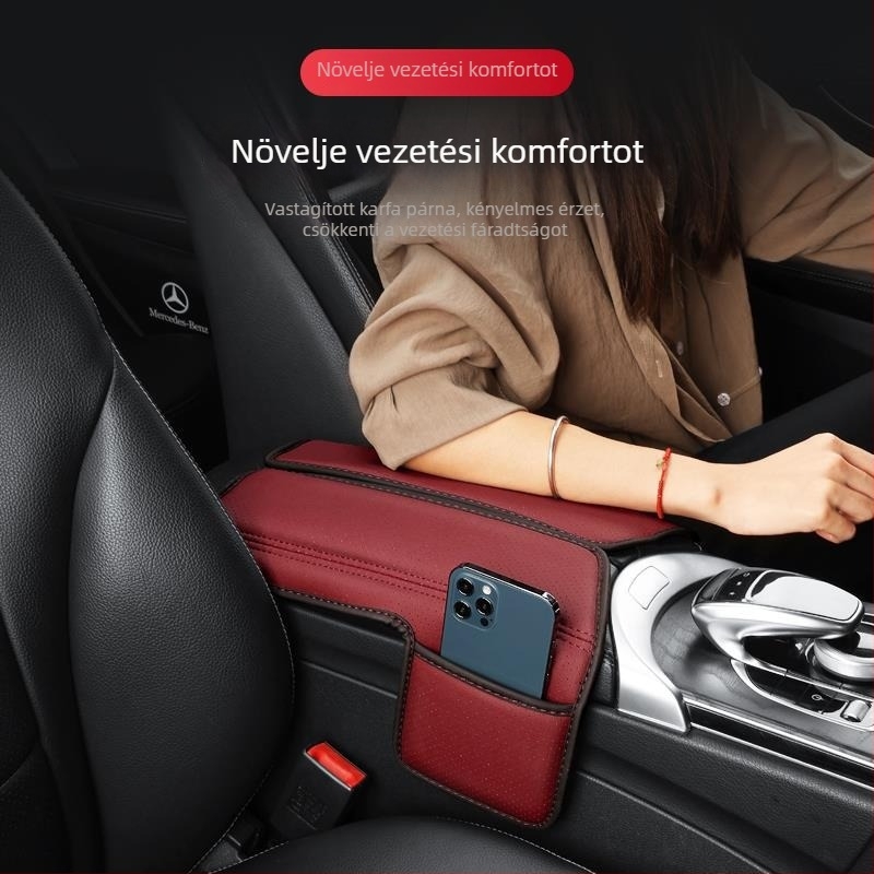 Mercedes-Benz könyöktámasz védőpárna, kompatibilis E300L, GLC260L, A200, E-osztály és C-osztály belső kiegészítők