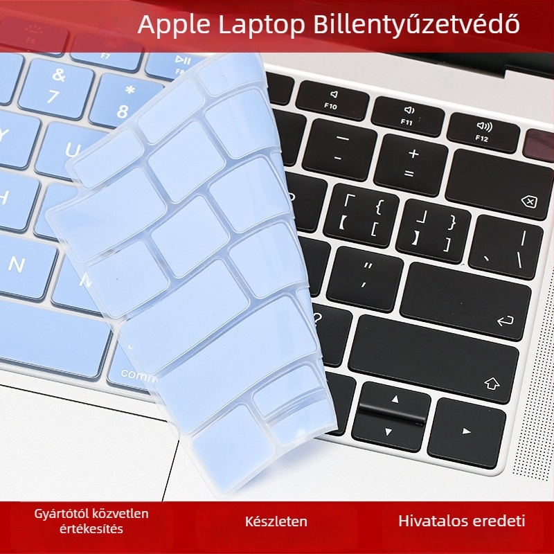 Silius szilikon billentyűzet membrán védő MacBook Pro/Air-hoz, kompatibilis az A1932-vel, 2022-es megjelenés
