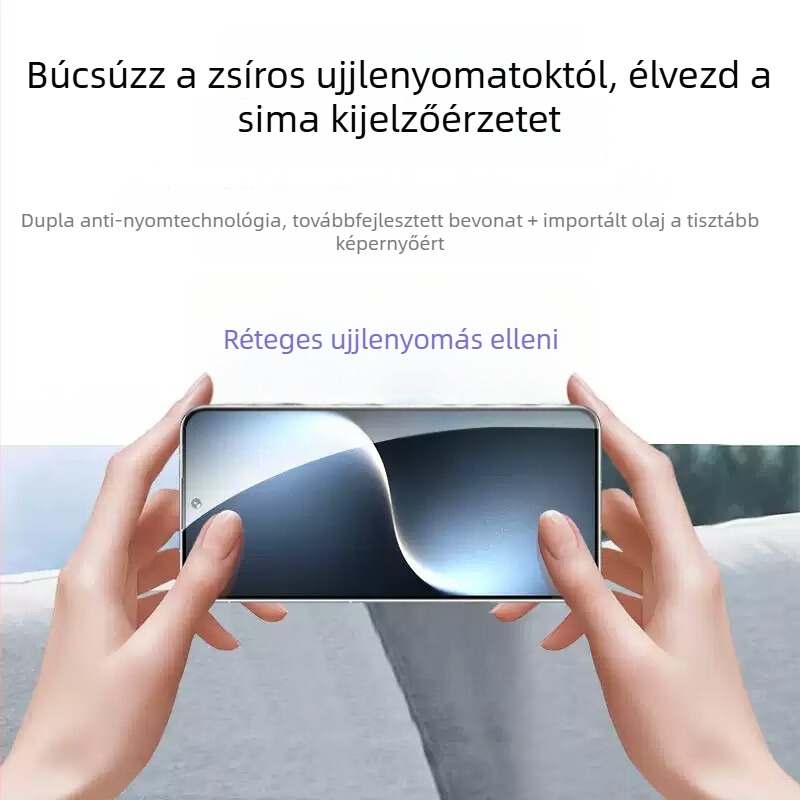 Tempered üveg előlapi képernyővédő iPhone 13 Pro/14 Pro/14 Pro Max – HD, Anti-Spy, Anti-Drop, Anti-Explosion