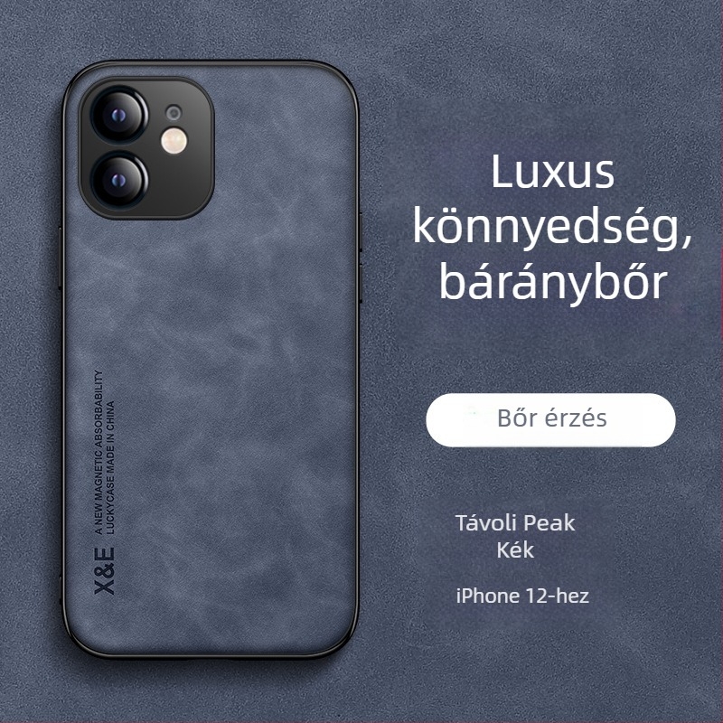 iPhone 12 sorozat védőtok – TPU anyag, matt felület, ütésálló védelem, divatos dizájn, kompatibil az iPhone 12, 12 Pro, 12 Pro Max és 12 mini