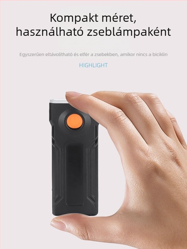 Kerékpár első lámpa éjszakai tekeréshez – vízálló, nagy fényerejű, hegy- és országúti kerékpárokhoz, Sky Leopard márka