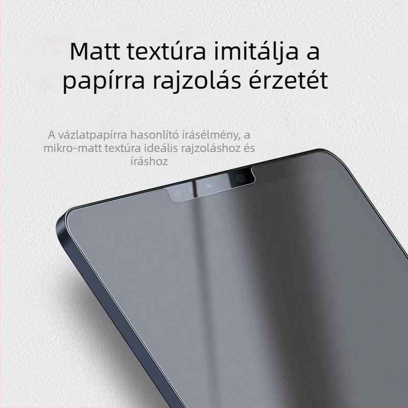 Papírhatású kijelzővédő fólia iPad Pro 11 (M5), 11. generáció, 10,9 hüvelyk, mágneses rögzítés, AR tükröződésmentes fólia
