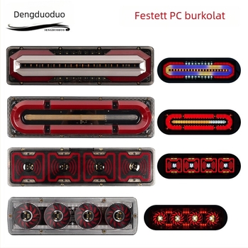 LED teherautó hátsó lámpa, 12/24V, 3000 lm, 4000K, élettartam 5000 óra, univerzális kompatibilitás