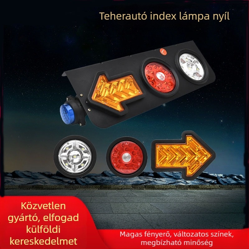 Game LED hátsó lámpa teherautókhoz – hátsó lámpa, 24V, LED fényforrás, nagy lumen, teherautókkal kompatibilis