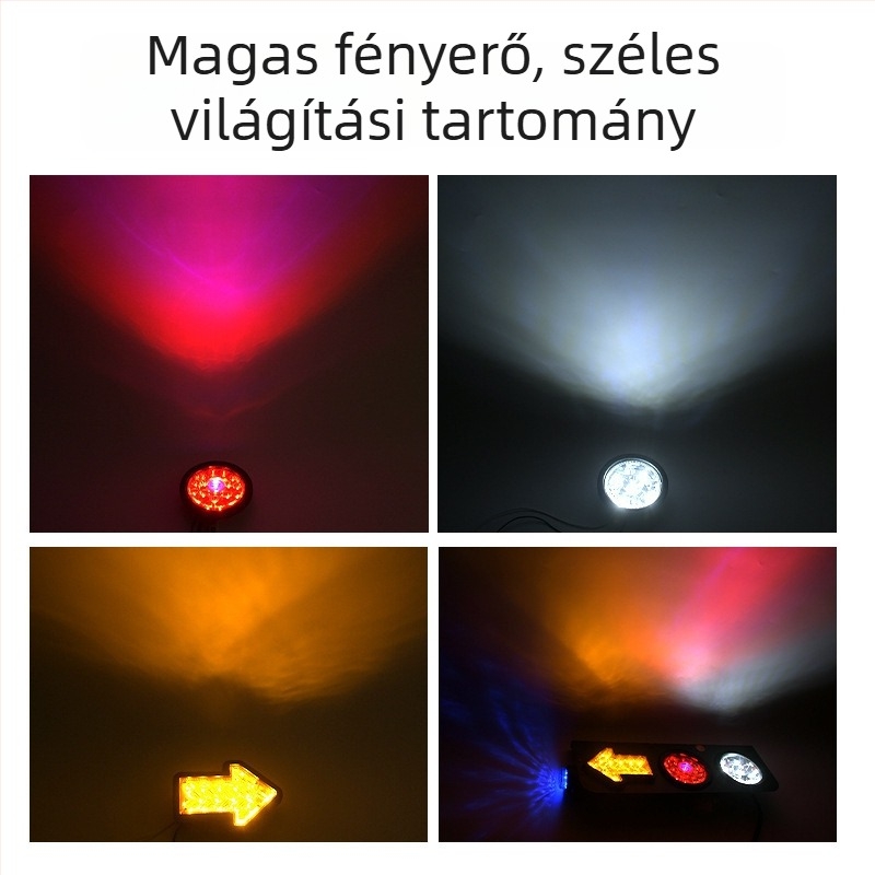 Game LED hátsó lámpa teherautókhoz – hátsó lámpa, 24V, LED fényforrás, nagy lumen, teherautókkal kompatibilis
