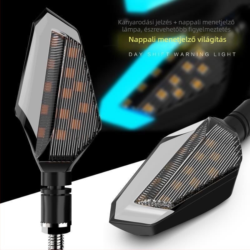 Elektromos járművek irányjelző lámpája – LED, 12V, Univerzális, Modell 064