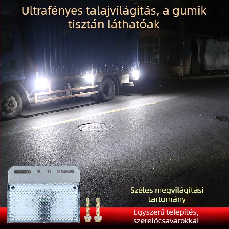 Kamion oldalsó vetítő jelzőfénye, LED környezeti világítás, figyelmeztető fény magas fényerővel