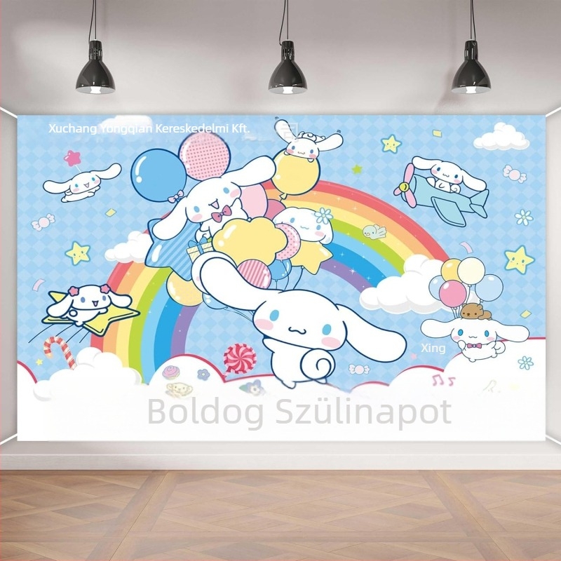 Vinyl hátterű textil fotózáshoz születésnapi buliban - 150 g, Qian márka