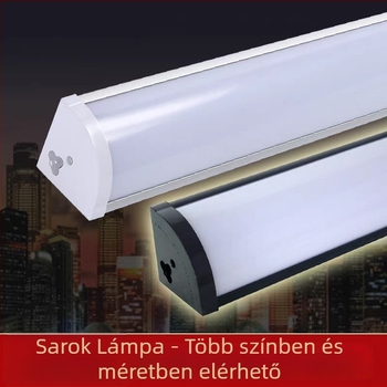LED fali lámpa, felületre szerelt, derékszögű, háromszög alakú, PVC árnyékoló, 220V, E40 foglalat, Tmall Elfhez csatlakozik